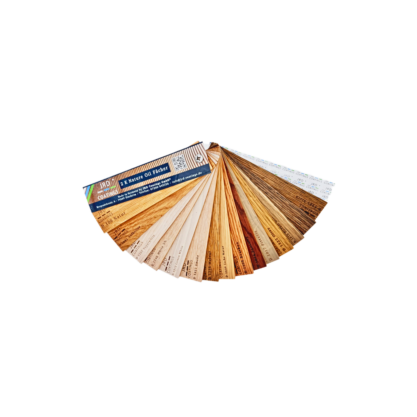 Paleta kolorów oleju 2K Nature Oil