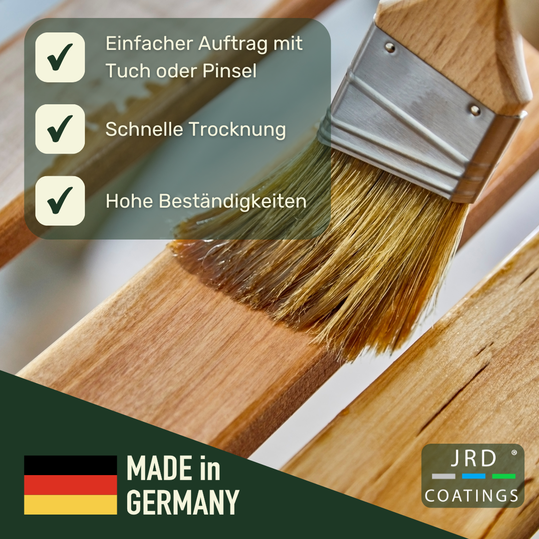 JRD COATINGS® 2K Nature Oil próbka w buteleczce